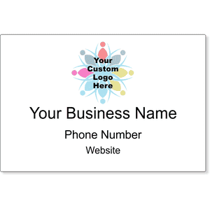 Personalized Logo Magnetic Sign | Set of 2