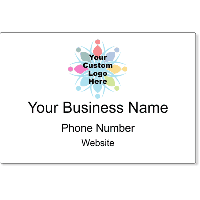 Personalized Logo Magnetic Sign | Set of 2