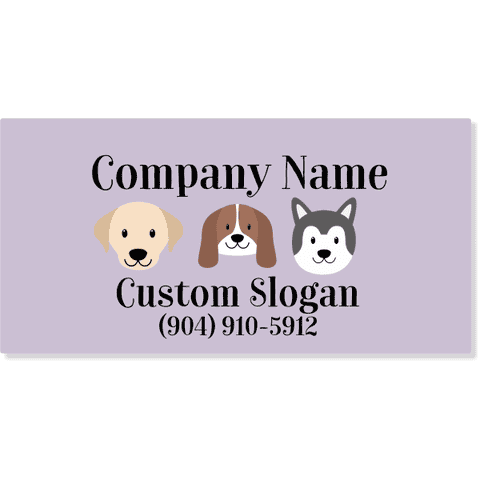 Pet Grooming Magnetic Signs | Set of 2