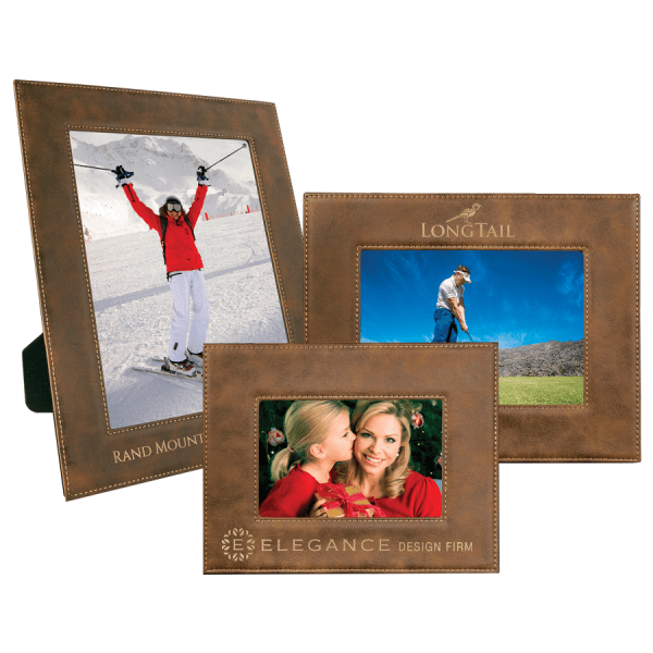 Horizontal Leatherette Picture Frames