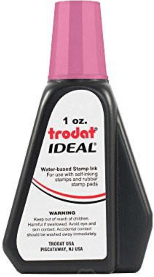 Pink 1oz Refill Ink - Self Inking