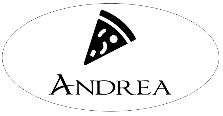 Pizza Slice Restaurant Oval Name Tag
