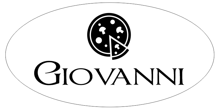 Pizza Restaurant Oval Name Tag