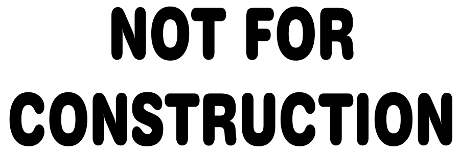 Not for Construction Plan & Blueprint Stamp