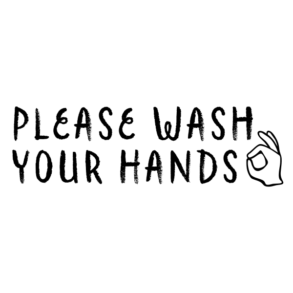 Please Wash Your Hands Teacher Stamp