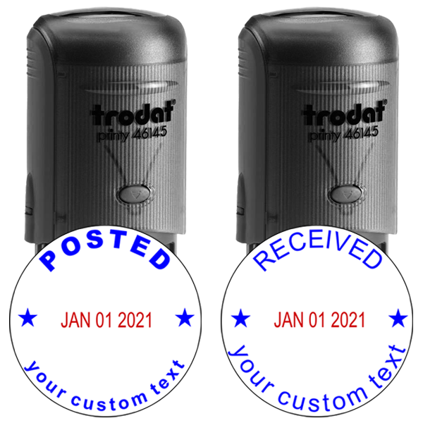 Posted/Received Round Custom Dater Set