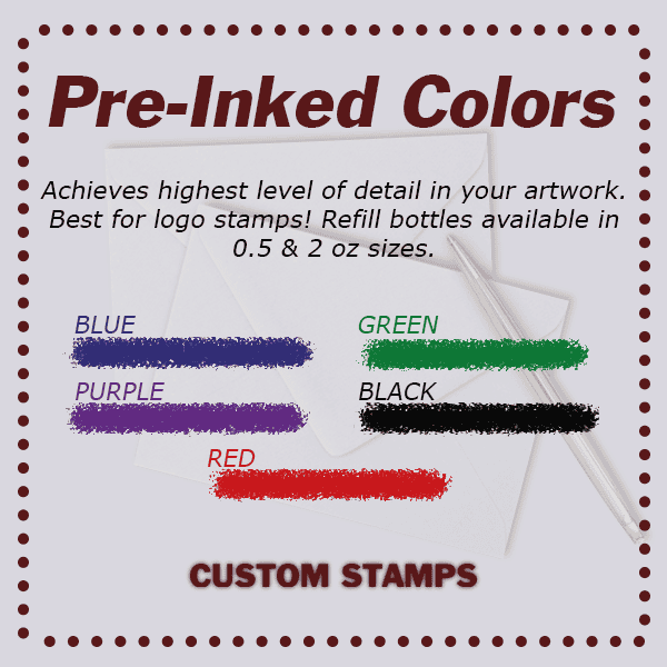 Cursive Seahorse Return Address Stamp