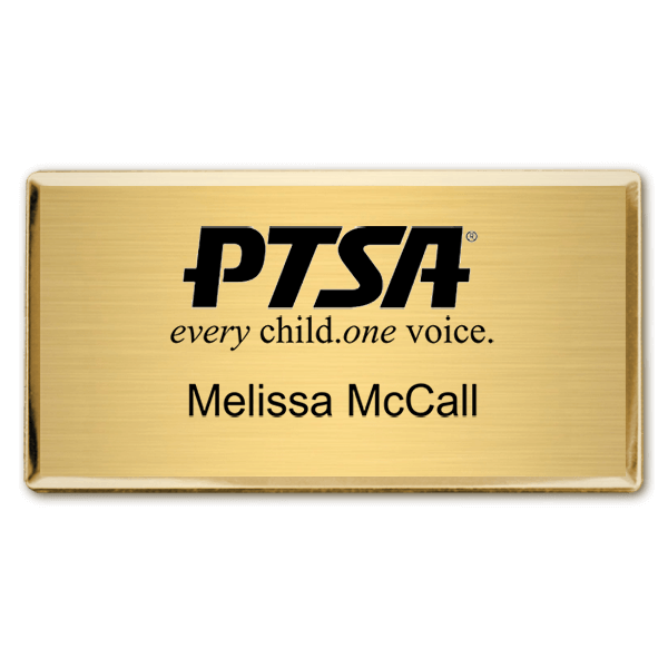 PTSA Fancy Engraved Name Tag