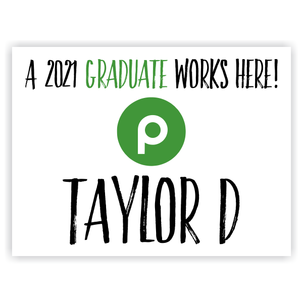 Publix Graduate Yard Sign | 18