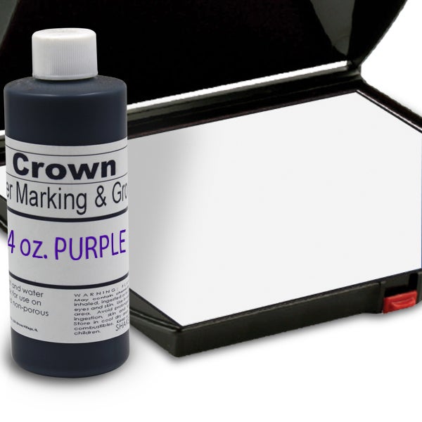 Purple 4oz SuperMarking Ink w/ Large Pad