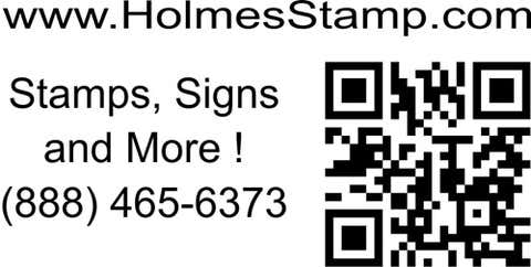 URL Top QR Code Stamp