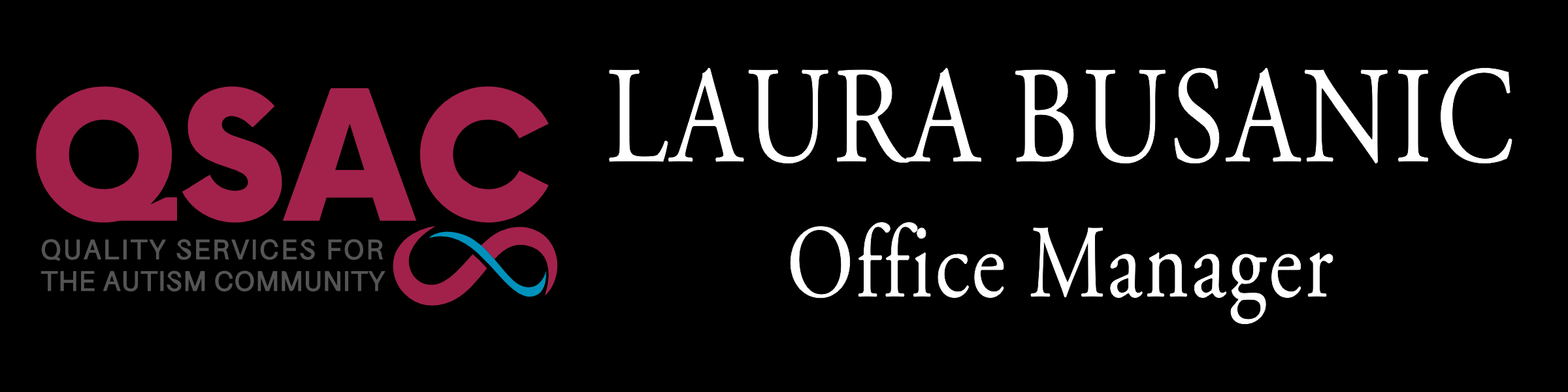 QSAC 2"x8" Nameplate