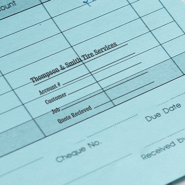 Simple Serif Business Form Stamp Lifestyle