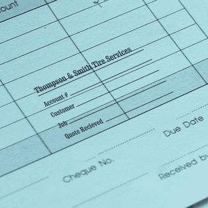 Simple Serif Business Form Stamp Lifestyle