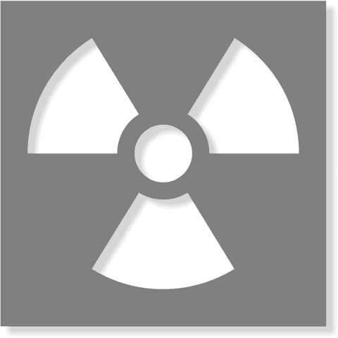 Choose Your Size Radioactive Stencil