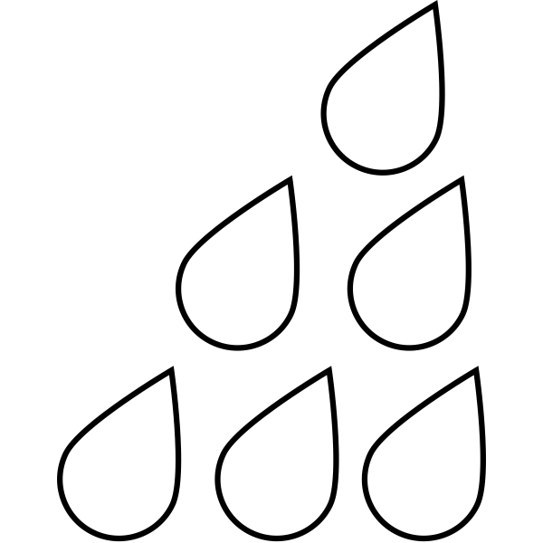 Raindrops Journal Stamp