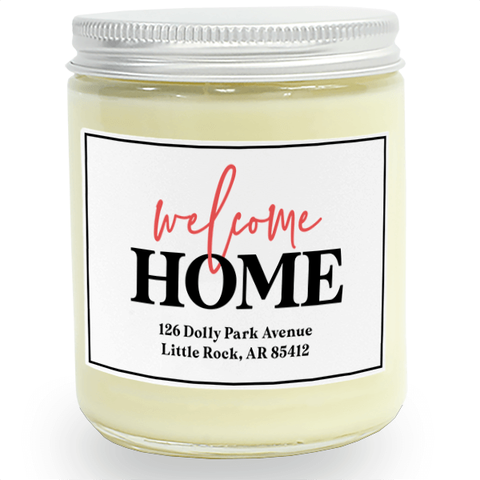Custom Realty Candle Welcome Home