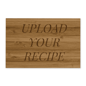 Upload Your Recipe Custom Magnetic Recipe Card