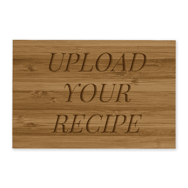 Upload Your Recipe Custom Magnetic Recipe Card