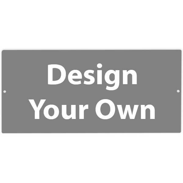 Customized Home Address Sign - 8 x 16 Rectangle Shap