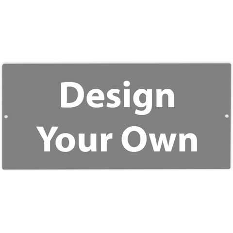 Rectangle 8" x 16" Personalized Home Address Sign