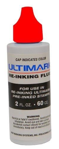 Red 2oz Refill Ink - Ultimark