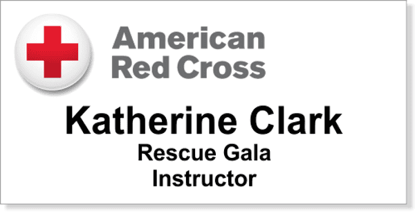 AMERICAN RED CROSS VOLUNTEER Badge
