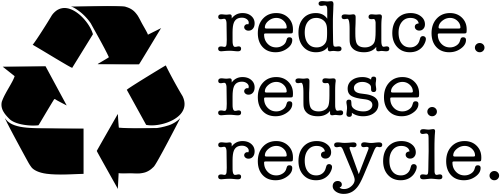 Reduce Reuse Recycle Rubber Stamp
