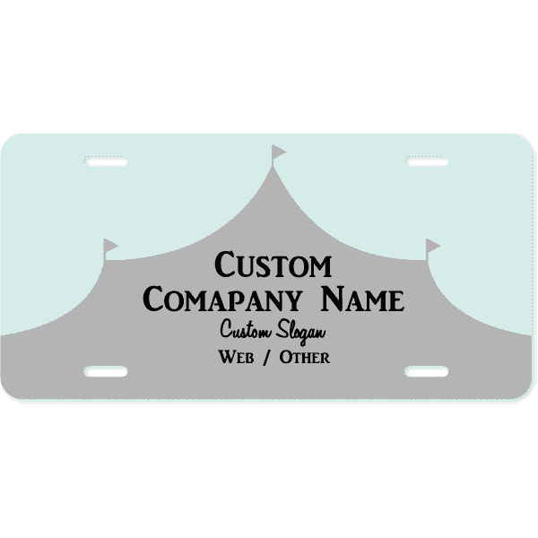 Rental Company License Plate