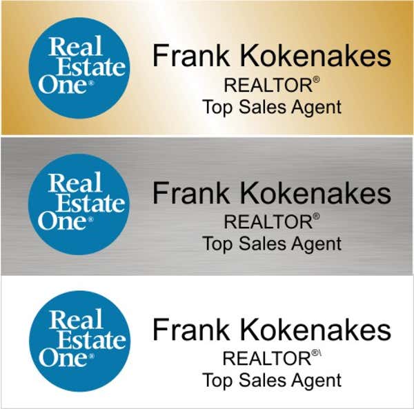 Real Estate One Name Tag - 3 Lines