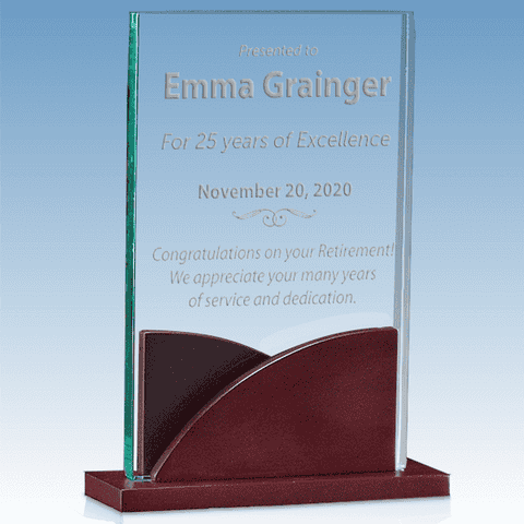 Retirement Premium Acrylic Award