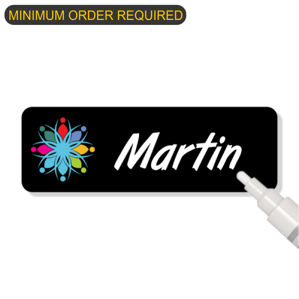 Economy Chalkboard Reusable Name Tag Bundle