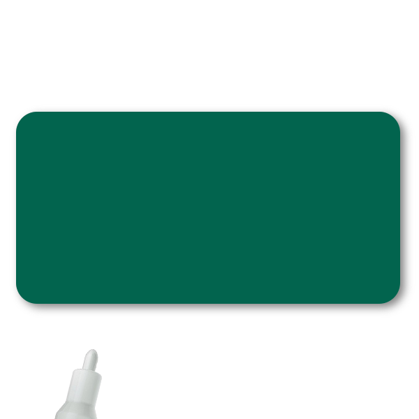 Green Chalkboard Reusable Rectangle Name Tag