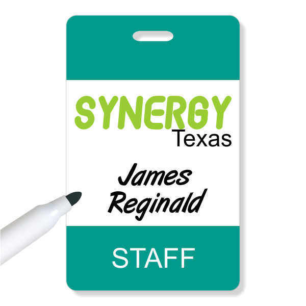 Reusable Conference ID Badge