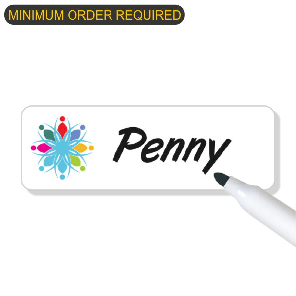 Economy Dry Erase Reusable Name Tag Bundle