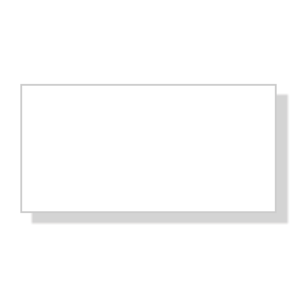 White Dry Erase Reusable Rectangle Name Tag