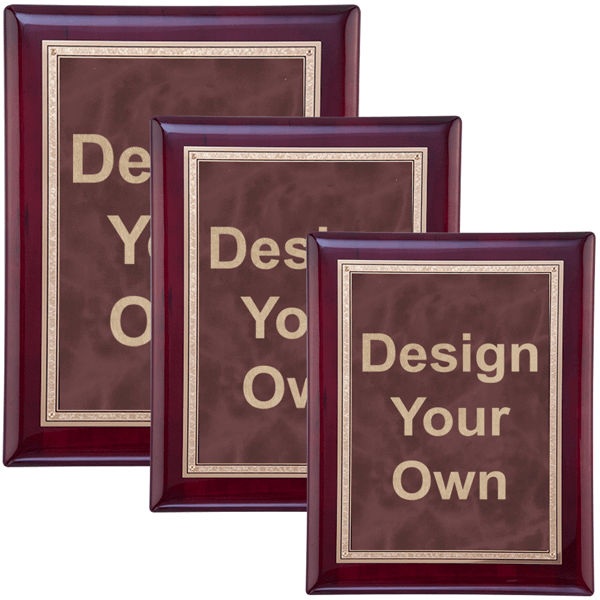 Rosewood and Ruby Wall Plaque - Multiple Sizes Available