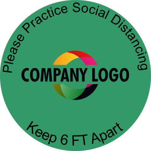 Custom Logo Round Floor Decal