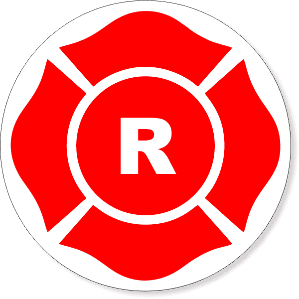 (R)  9" Round Floor Truss Construction Decal