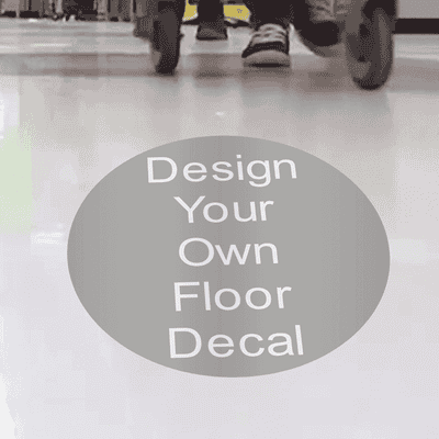 Round Removable Floor Decal - Custom