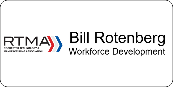 RTMA 2 Line Name Tag with Magnet - 1.5" x 3"