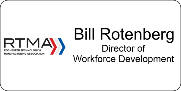RTMA 3 Line Name Tag with Magnet - 1.5" x 3"