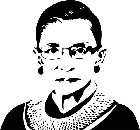 Ruth Bader Ginsberg Political Figure Stamp