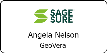 SureSage 1.5"x3" Nametag 2 Line