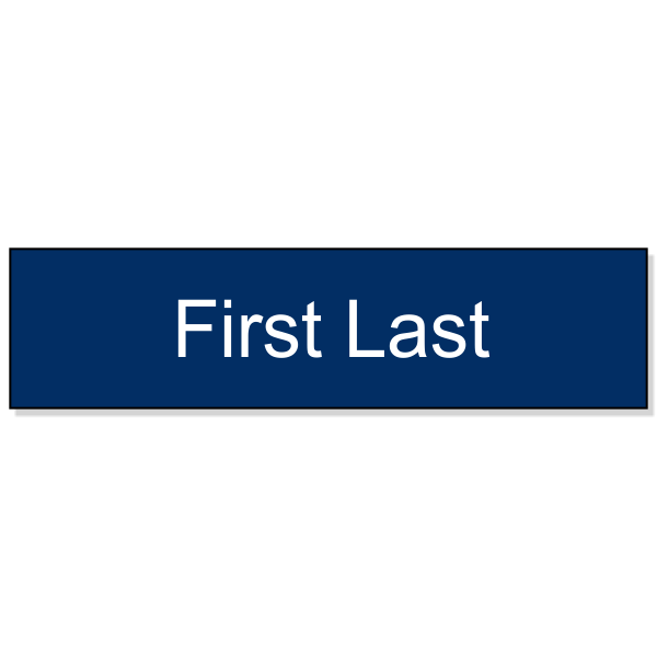 Saint-Gobain Name Plate