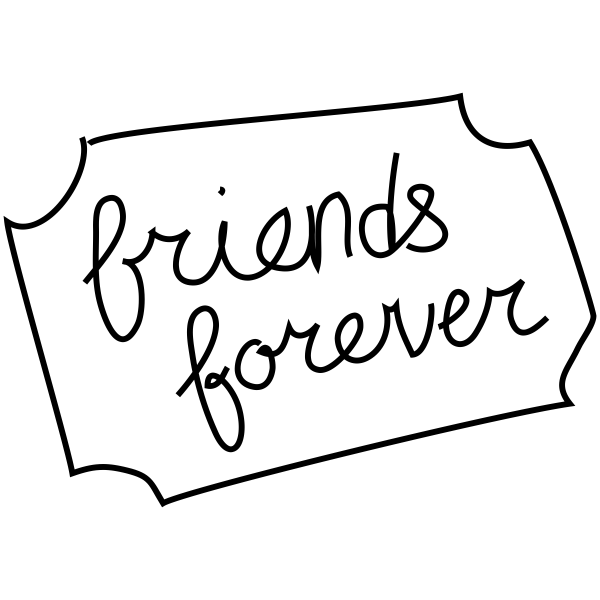Friends Forever Craft Stamp