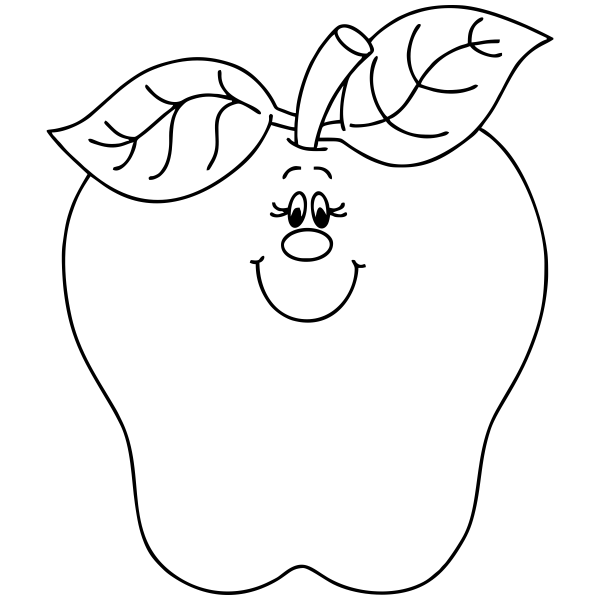 Happy Apple Teacher Craft Stamp