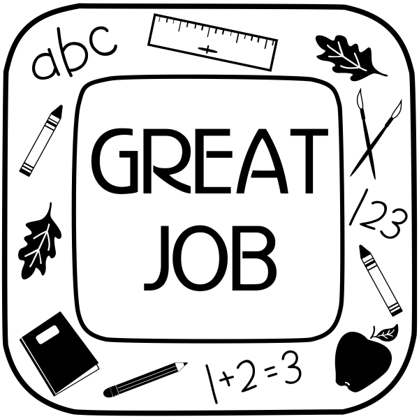 Great Job School Craft Stamp