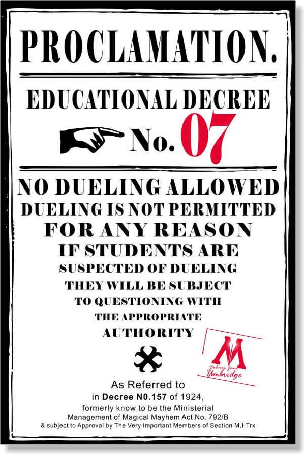 12x18 Proclamation #07 School Sign
