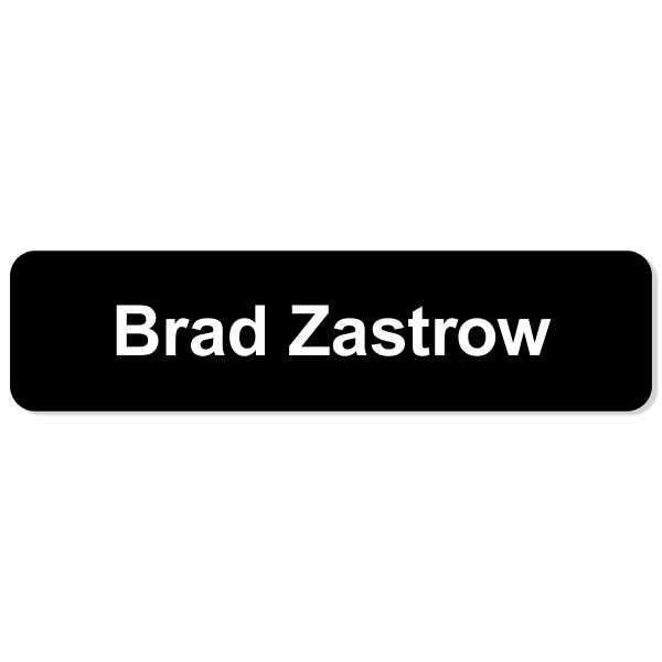 Scot Forge 2" x 8" Nameplate